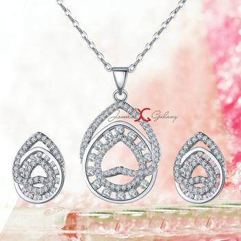White crystal pendants 2