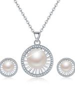 White crystal pendants