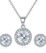 White crystal pendants