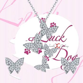 White crystal pendants 2