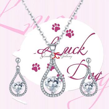 White crystal pendants 2