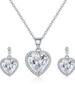 White crystal pendants