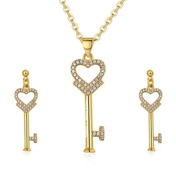 Gold crystal pendants 1