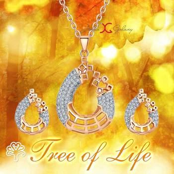 Multicolor cubic zirconia pendants 2