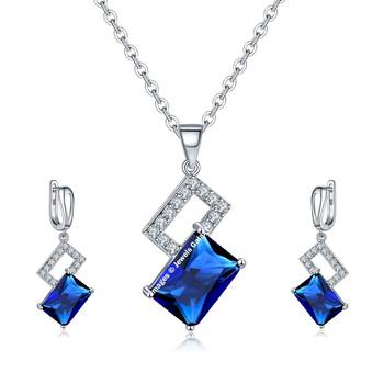 Blue crystal pendants 1