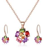 Multicolor crystal pendants