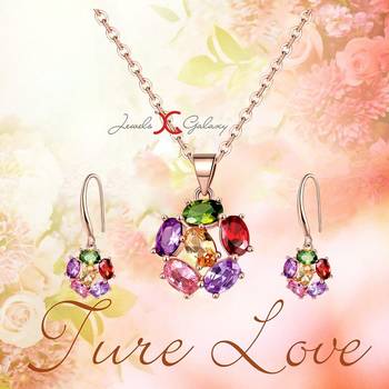 Multicolor crystal pendants 2