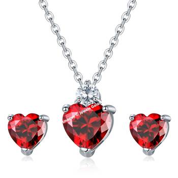 Red crystal pendants 1