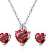 Red crystal pendants