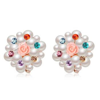 Multicolor cubic zirconia earrings 1
