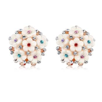 Multicolor cubic zirconia earrings 1