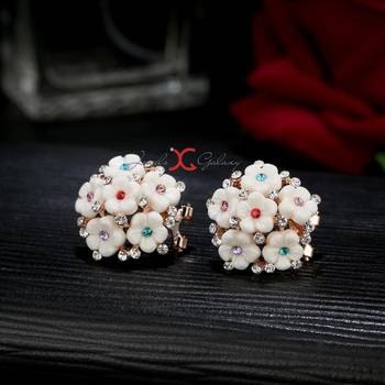 Multicolor cubic zirconia earrings 5