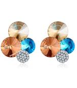 Multicolor crystal earrings