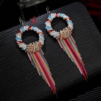 Multicolor cubic zirconia earrings 5