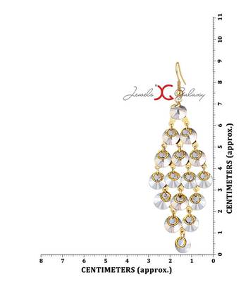 White crystal earrings 4