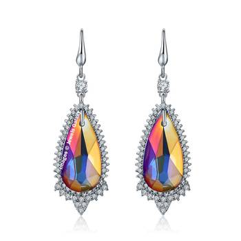 Multicolor crystal earrings 1