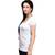 Casual round neck : White