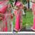 Ragini Sarees Embroidered Pink Net Traditional Party Wear Saree. - KT-3121