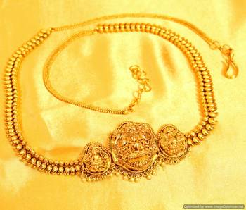 Temple Jewellery Gold Plated WaistBelt 1