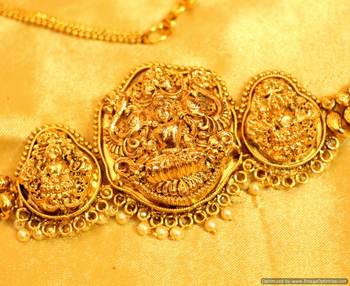 Temple Jewellery Gold Plated WaistBelt 2