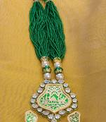 Traditional & Royal Thewa Jewellery Kundan & Golden Plated Necklaces Jewellery