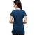 V Neck : Relaxed Fit : Airforce Blue