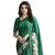 Multicolor printed pure art silk saree with blouse