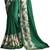 Multicolor printed pure art silk saree with blouse