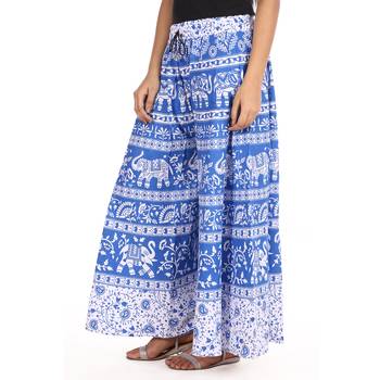 Blue Cotton Printed Palazzo 4