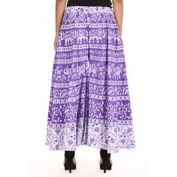 Purple Cotton Printed Palazzo 3