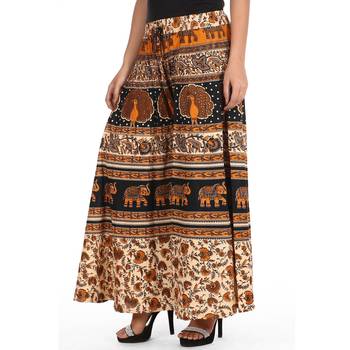 Beige Bagru Printed Cotton Palazzo 4