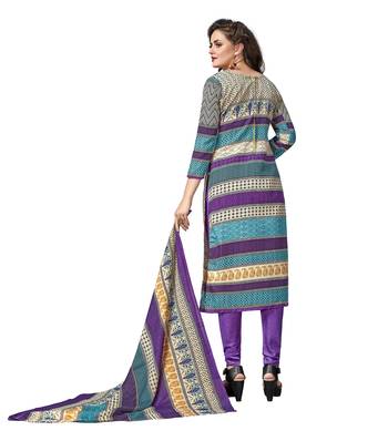 Multicolor printed cotton salwar 2