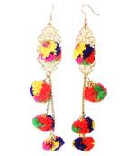 Multicolor Pearl Danglers  Drops
