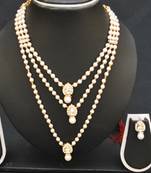 Multilayer Pearls necklace set