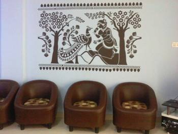 Ashok Vatika: Ethnic Indian Wall Decal 2