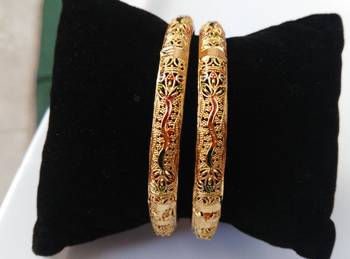 Gold Plated Bangles 1