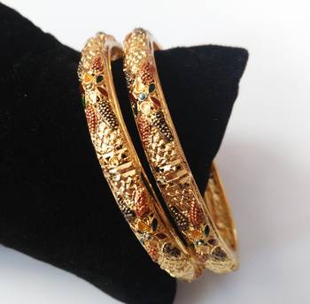 Gold Plated Bangles 2