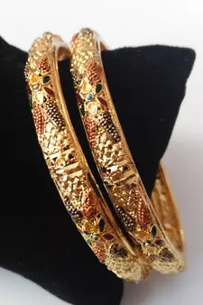 Gold Plated Bangles