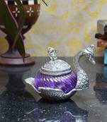 Purple Crystal Mouth Freshner Container with 1 Spoon