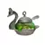 Green Crystal Mouth Freshner Container with 1 Spoon