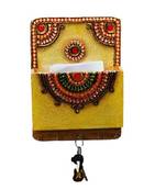 Papier-Mache Key Holder with Mail Organizer