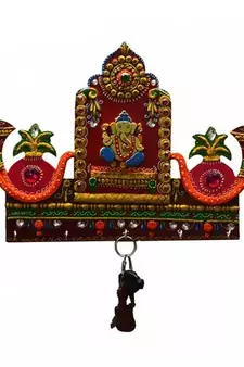 Lord Ganesha with Shehnai Key Holder