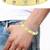 Cartier 18K Goldrhodium 316L Surgical Stainless Steel Openable Kada Bangle Bracelet For Boys Men