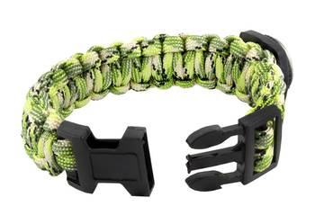 Black Compass Neon Green White Outdoor Camping Adventure Compass Wrist Band Bracelet For Boys Men 2