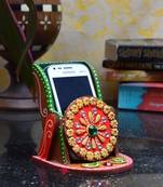 Papier-Mache Kundan Mobile Holder