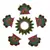Decorative Floor Rangoli - Pankhi Design