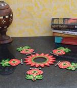 Decorative Floor Rangoli - Kalash Design