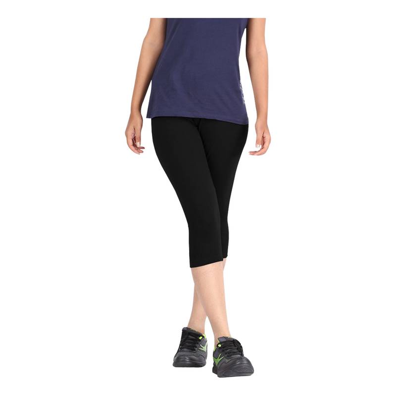 Pixie Cotton Lycra 190 GSM, 4 Way Stretchable (Pack of 5) Women capris-3-4-pants