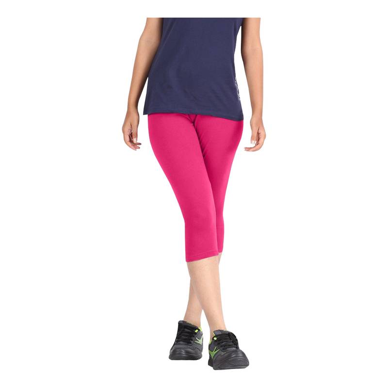 Pixie Cotton Lycra 190 GSM, 4 Way Stretchable (Pack of 5) Women capris-3-4-pants