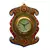 Kundan Studded Wall Clock